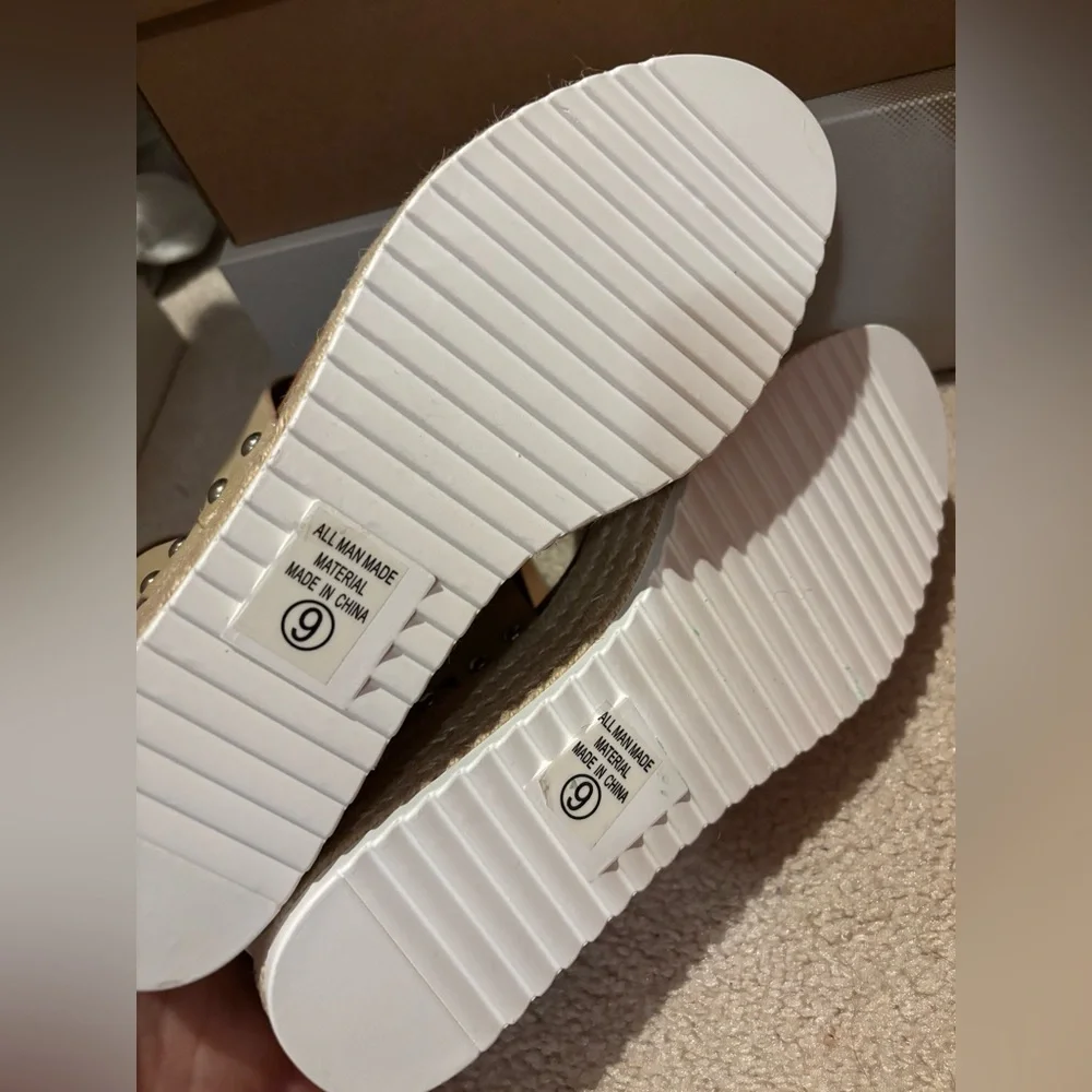 NEW Dolce Vita Espadrille Wedge Sandals - Picture 4 of 6